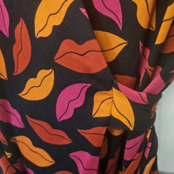 DIANE VON FURSTENBERG Julian Silk Jersey Wrap Dress in Midnight Kiss Multi - Picture 7 of 15